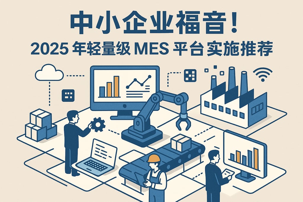 中小企业福音！2025 年轻量级 MES 平台实施推荐
